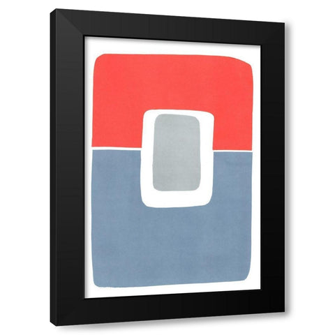 Primary Arches II Black Modern Wood Framed Art Print with Double Matting by Delamater, Rob