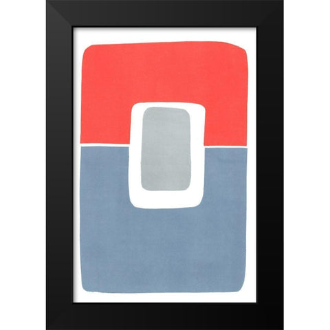 Primary Arches II Black Modern Wood Framed Art Print by Delamater, Rob