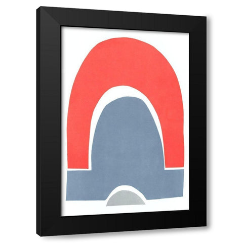 Primary Arches III Black Modern Wood Framed Art Print by Delamater, Rob
