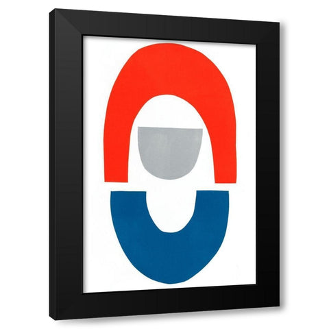 Primary Arches VI Black Modern Wood Framed Art Print by Delamater, Rob