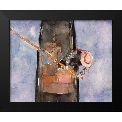 Above the Gondola I Black Modern Wood Framed Art Print by Dixon, Samuel