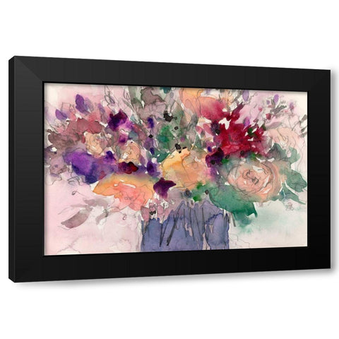 Wild Beauty I Black Modern Wood Framed Art Print with Double Matting by Dixon, Samuel