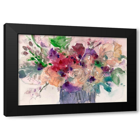 Wild Beauty II Black Modern Wood Framed Art Print by Dixon, Samuel