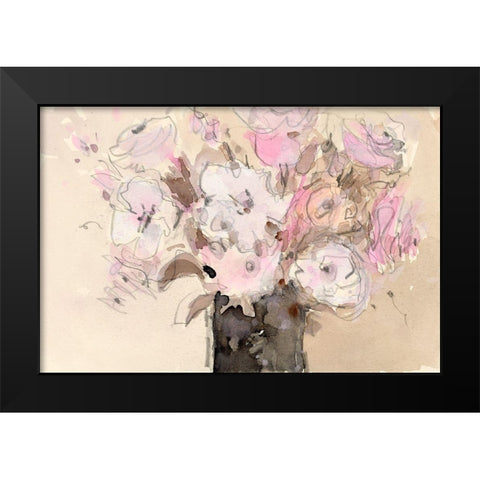 Mauve Arrangement I Black Modern Wood Framed Art Print by Dixon, Samuel
