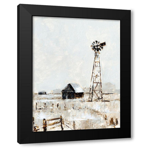 Rustic Prairie II Black Modern Wood Framed Art Print with Double Matting by Harper, Ethan