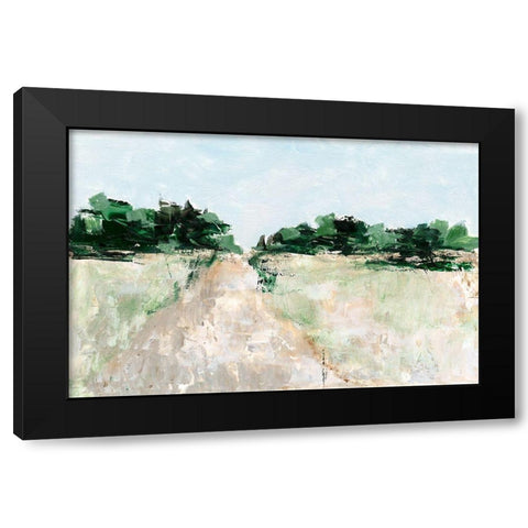 Mint Fields I Black Modern Wood Framed Art Print by Harper, Ethan
