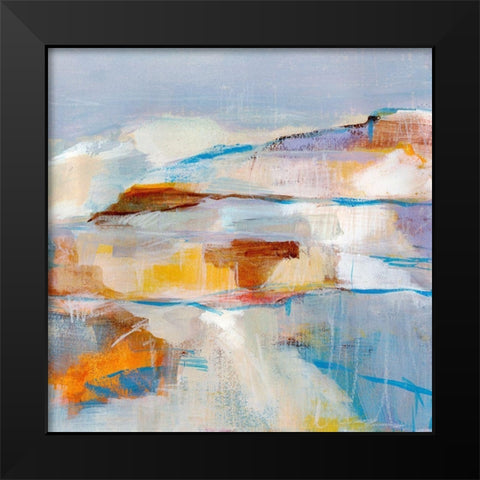 Frosted Peaks I Black Modern Wood Framed Art Print by Warren, Annie