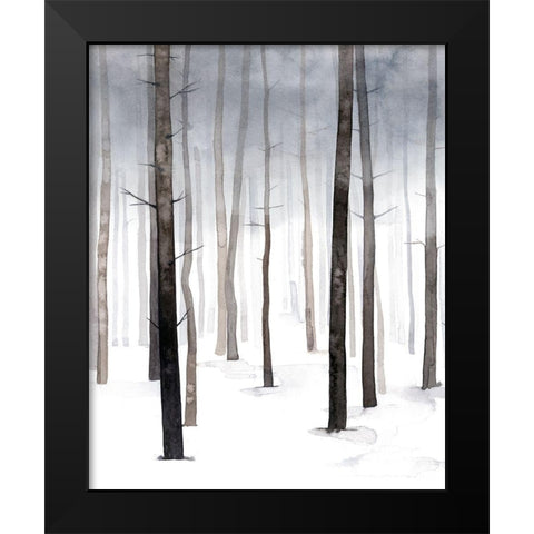 Hazy Winter Walk I Black Modern Wood Framed Art Print by Popp, Grace