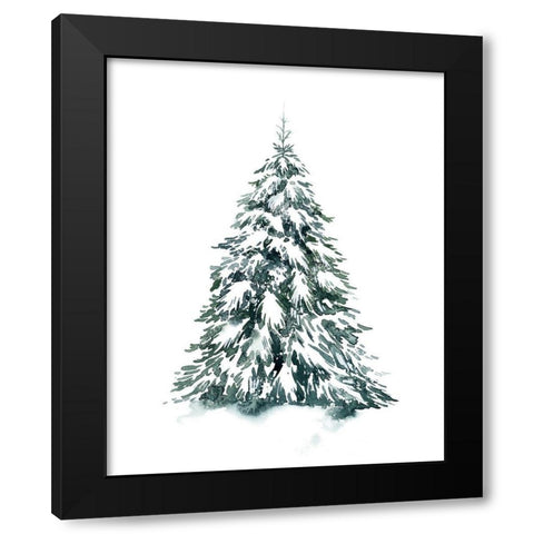 Blue Spruce II Black Modern Wood Framed Art Print with Double Matting by Popp, Grace