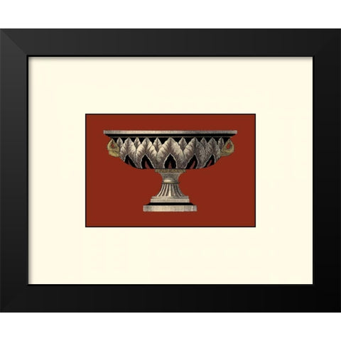 Small Antique Vase IV Black Modern Wood Framed Art Print by Antonini, Da Carlo