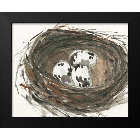Nesting Eggs I Black Modern Wood Framed Art Print by Dixon, Samuel