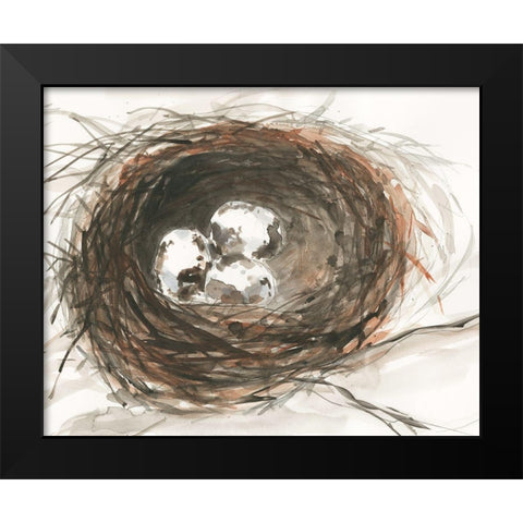 Nesting Eggs III Black Modern Wood Framed Art Print by Dixon, Samuel