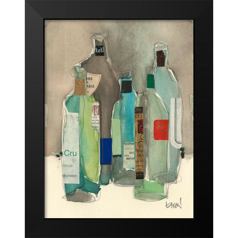 From a Private Collection II Black Modern Wood Framed Art Print by Dixon, Samuel