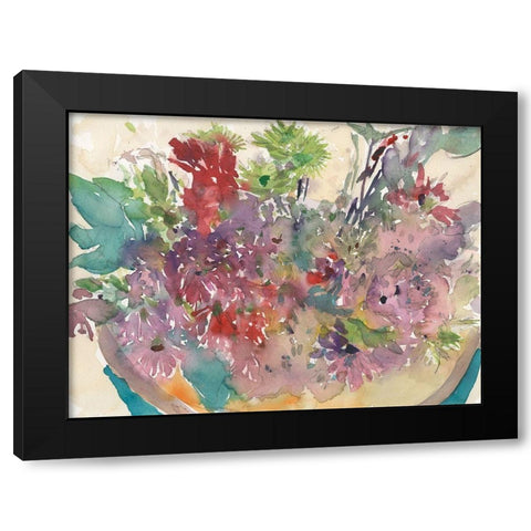 Assorted Summer Planter II Black Modern Wood Framed Art Print by Dixon, Samuel