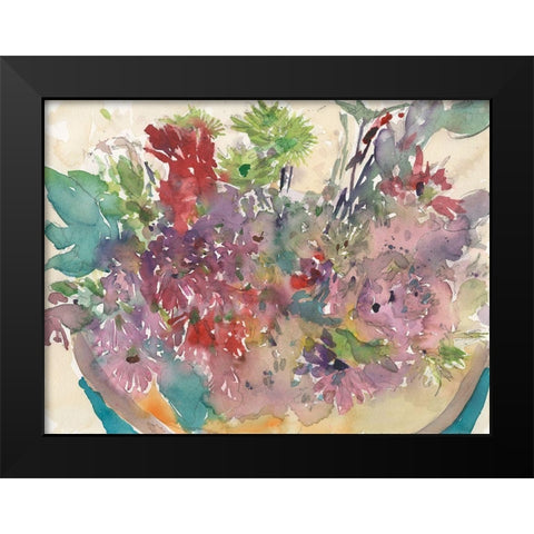 Assorted Summer Planter II Black Modern Wood Framed Art Print by Dixon, Samuel