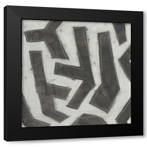 Artifact II Black Modern Wood Framed Art Print with Double Matting by Vess, June Erica