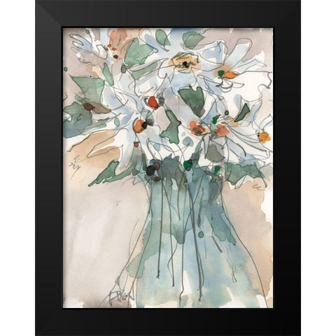 Daisy Point of View I Black Modern Wood Framed Art Print by Dixon, Samuel