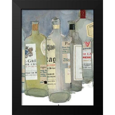 Vintage Appeal I Black Modern Wood Framed Art Print by Dixon, Samuel