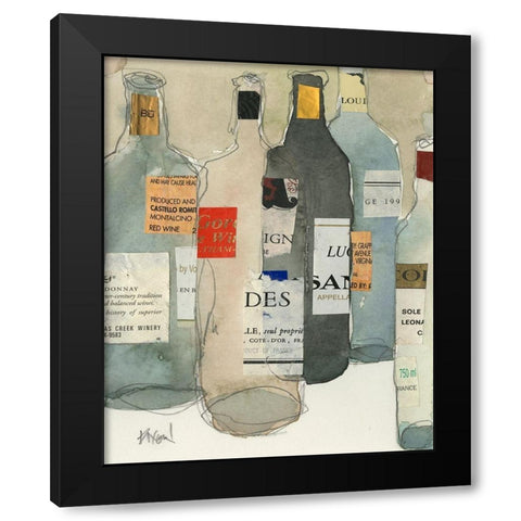 Wine Bar Moment I Black Modern Wood Framed Art Print with Double Matting by Dixon, Samuel
