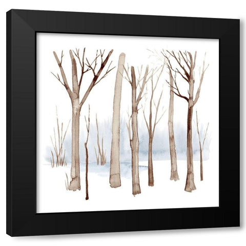 Cypress Sounds I Black Modern Wood Framed Art Print by Popp, Grace