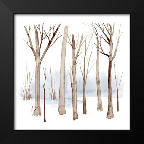 Cypress Sounds I Black Modern Wood Framed Art Print by Popp, Grace