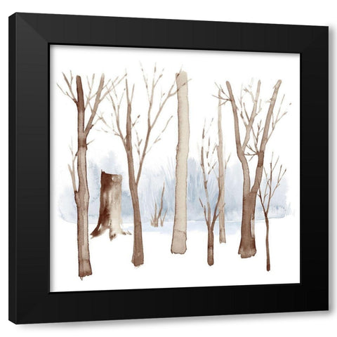 Cypress Sounds II Black Modern Wood Framed Art Print by Popp, Grace