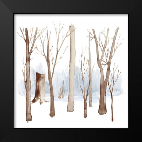 Cypress Sounds II Black Modern Wood Framed Art Print by Popp, Grace