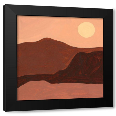 Late Summer III Black Modern Wood Framed Art Print with Double Matting by Wang, Melissa