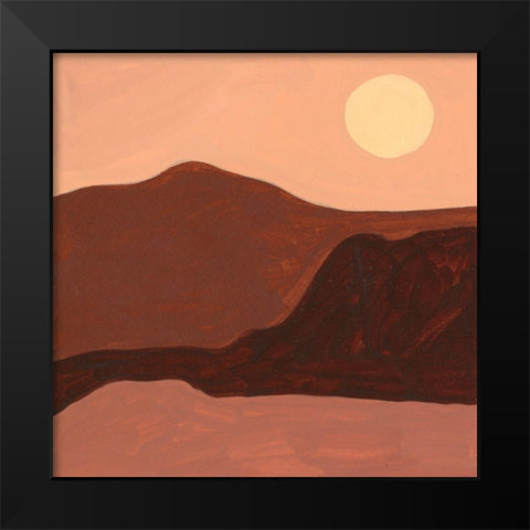 Late Summer III Black Modern Wood Framed Art Print by Wang, Melissa