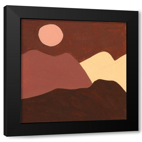 Late Summer IV Black Modern Wood Framed Art Print with Double Matting by Wang, Melissa