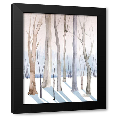 Woodland Whisper I Black Modern Wood Framed Art Print by Popp, Grace