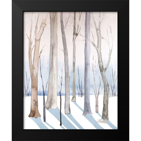 Woodland Whisper I Black Modern Wood Framed Art Print by Popp, Grace