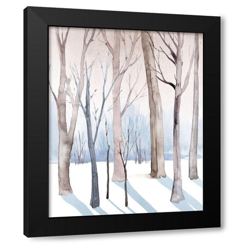 Woodland Whisper II Black Modern Wood Framed Art Print by Popp, Grace