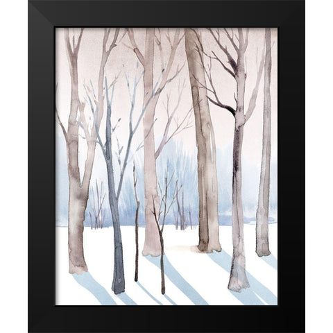 Woodland Whisper II Black Modern Wood Framed Art Print by Popp, Grace