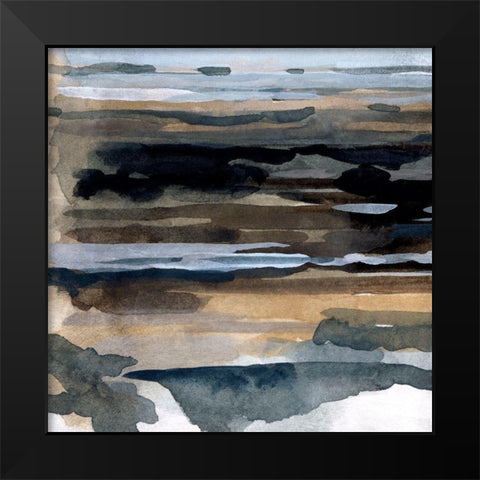Fall Reflections I Black Modern Wood Framed Art Print by Caroline, Emma