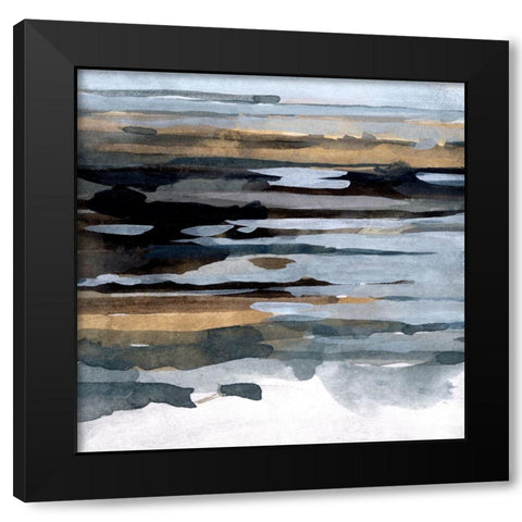 Fall Reflections II Black Modern Wood Framed Art Print by Caroline, Emma