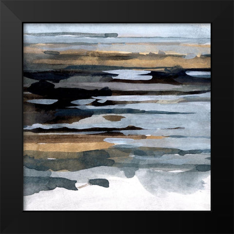 Fall Reflections II Black Modern Wood Framed Art Print by Caroline, Emma