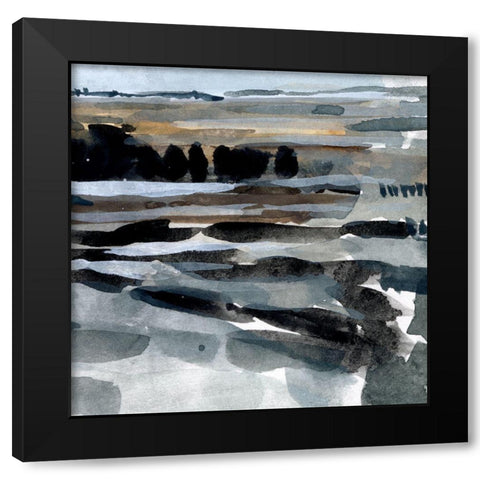 Fall Reflections IV Black Modern Wood Framed Art Print by Caroline, Emma