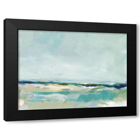 East Coast I Black Modern Wood Framed Art Print with Double Matting by Long, Christina