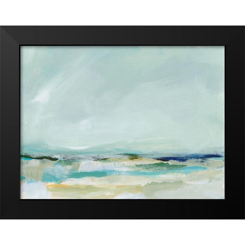 East Coast III Black Modern Wood Framed Art Print by Long, Christina