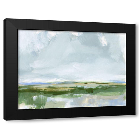 Soft Winds I Black Modern Wood Framed Art Print by Long, Christina