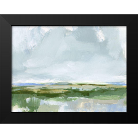 Soft Winds I Black Modern Wood Framed Art Print by Long, Christina