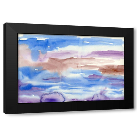 Far Away Black Modern Wood Framed Art Print with Double Matting by Ludwig, Alicia