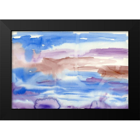 Far Away Black Modern Wood Framed Art Print by Ludwig, Alicia