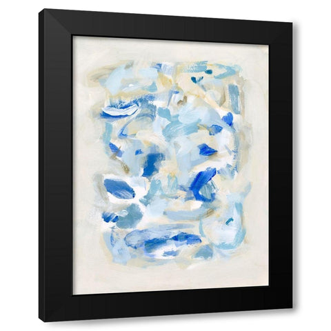 Tinted Abstract II Black Modern Wood Framed Art Print by Long, Christina