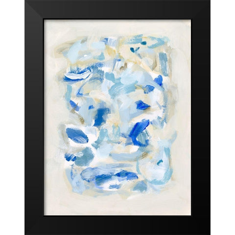 Tinted Abstract II Black Modern Wood Framed Art Print by Long, Christina