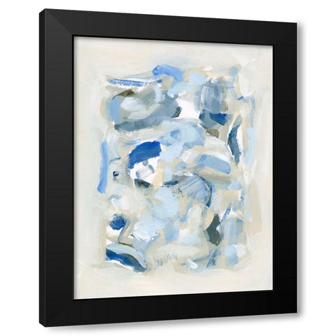 Tinted Abstract IV Black Modern Wood Framed Art Print by Long, Christina