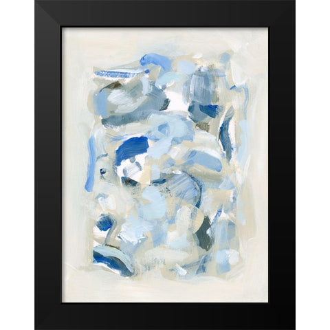 Tinted Abstract IV Black Modern Wood Framed Art Print by Long, Christina