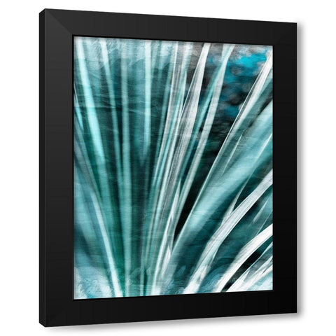 Greenery Essence I Black Modern Wood Framed Art Print by Bane, Eva