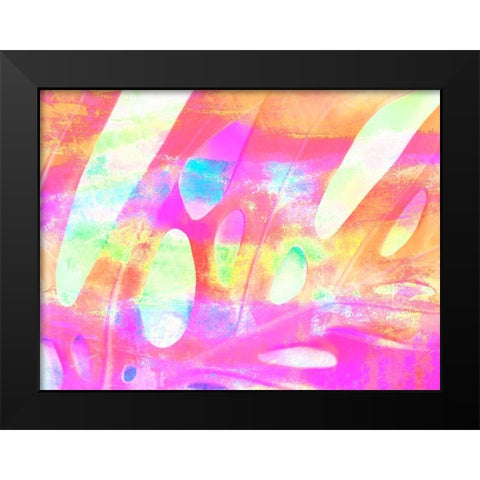 Summer Cheerfulness II Black Modern Wood Framed Art Print by Bane, Eva